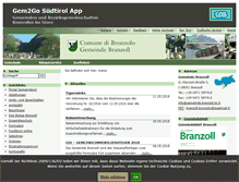 Tablet Screenshot of comune.bronzolo.bz.it